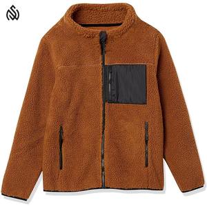 Full Zip <b>Sherpa</b> Fleece <b>Jacket</b> Warm and Comfortable Outerwear Zipper Winter Casual Wear winter <b>jacket</b> - Product Image 4