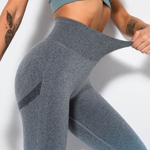High Waist Yoga <b>Leggings</b> With Holes Fitness Seamless <b>Butt</b> <b>Lift</b> Peach Hip Yoga Pants <b>Leggings</b> - Product Image 3