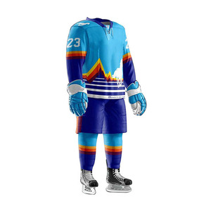 Latest Design High Quality New Arrival Ice Hockey Uniform Polyester Made New Design Ice Hockey Uniform - Product Image 5