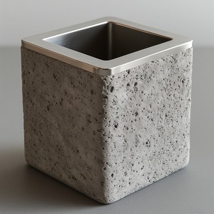 Elegante y moderno soporte para cepillos de dientes de baño, fabricado con metal duradero que proporciona una gran estabilidad, bordes lisos y diseño ecológico. - Product Image 2