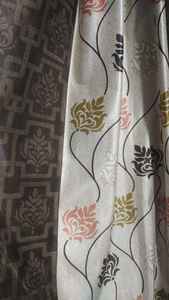 Tela de cortina transparente de Jacquard Floral de lujo, cortinas opacas de poliéster 100 por ciento para decoración para sala de estar - Product Image 4