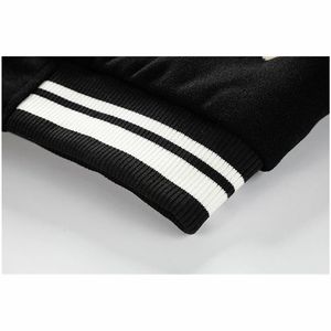 Chaqueta de béisbol universitaria para hombre, chaqueta universitaria deportiva para exteriores con logotipo personalizado para hombre, chaqueta de equipo escolar de alta calidad - Product Image 5