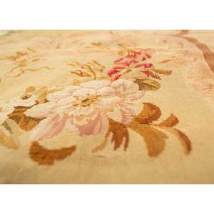 France (c.1890) Tapestry Golden Apricot/Natural Brown for <b>Wall</b> <b>Decor</b> - Product Image 3