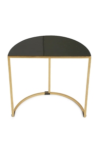 Mesa de centro de mármol blanco y negro, Decoración de casa de hotel y granja, mesa de centro clásica y muebles decorativos - Product Image 3