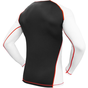 100% Spandex Respirant et Séchage Rapide Personnalisable Logo Impression Conception Unique Long MMA Rash Guard-Motif Uni Durable - Product Image 6