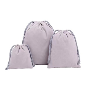Drawstring Cotton <b>String</b> <b>Bag</b> Cotton Pouch Customized Size Customized Color Packing Acceptable custom logo and desighn - Product Image 1