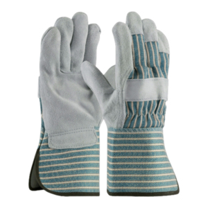 ถุงมือนิรภัยหนังวัวแบบแยกป้องกันมือทนทานงานก่อสร้างสำหรับงานหนัก - Product Image 3
