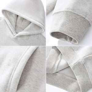 Chándal de Maternidad con Capucha para Invierno, Estilo Deportivo Informal, Talla Grande, Reflectante 3M, Cortavientos, Spandex/Algodón, Unisex - Product Image 3