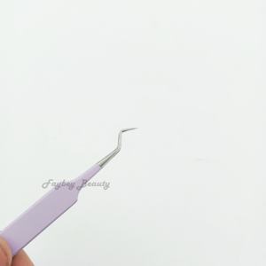 แหนบต่อขนตาโค้งทำจากสแตนเลสปลายไฟเบอร์สีตามสั่งจากผู้ผลิตโดยตรง - Product Image 6