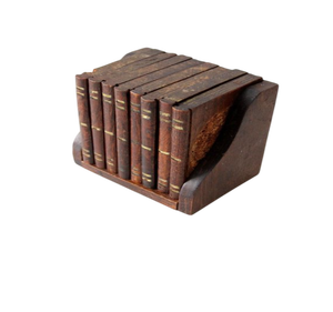 Wooden <b>Drink</b> <b>Coasters</b> Wooden <b>Coasters</b> Cup <b>Coaster</b> Set for Bar Kitchen Home Apartment And Restaurant Usage - Product Image 4