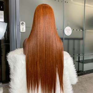 Wholesale 5x5 Lace Closure Wig with <b>Ombre</b> Color 30 Inches Bone Straight Virgin Human Hair Raw Material for Women - Product Image 3