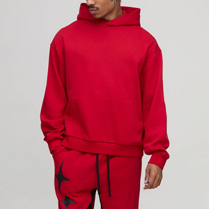 Conjunto Deportivo de Sudadera con Capucha y Pantalones Deportivos para Hombre, Corte Regular, Color Personalizado, Estampado de Estrella Invernal, Ropa Deportiva Informal - Product Image 3