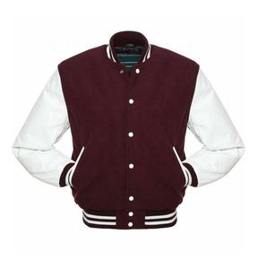 Blouson universitaire matelassé en laine de qualité supérieure OEM, unisexe, couleurs personnalisables, écologique, séchage rapide, style urbain, hiver, respirant - Product Image 1