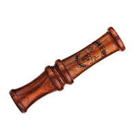 Appel de Cerf en Bois de Sheesham Premium avec Logo Gravé Personnalisé – Outil de Chasse Efficace pour Attirer les Cerfs à Queue Blanche, Fabriqué en Plastique Durable