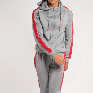 Ensemble de jogging de course à séchage rapide pour homme, survêtement deux pièces d'entraînement, de Gym, de Fitness et de sport, vente en gros - Product Image 1