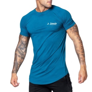 T-shirt vierge en gros personnalisable 100 % coton avec logo pour homme – Impression unie, blanc, noir, décontracté - Product Image 3
