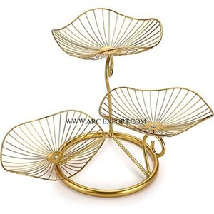 Cesta de almacenamiento de frutas decorativa de mesa de tamaño mediano pulido dorado de latón macizo de la mejor calidad, mejor venta, cesta de cocina, precio barato - Product Image 5