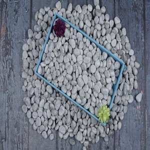 Mystique Gris Eco-Friendly Extra Small Smooth Natural Stone Pebbles Farmhouse Design Indian Origin for Outdoor Park Landscape - Product Image 6