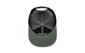 Casquette de camionneur en cuir personnalisée OEM casquette de sport en maille olive/noire gravée au laser à la mode pour les sports de plein air cyclisme décontracté - Product Image 6