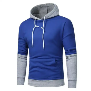 Sudadera con capucha para hombre de ajuste relajado con capucha ajustable y tela suave para un uso diario cómodo Sudadera con capucha de lágrimas de mezclilla - Product Image 5