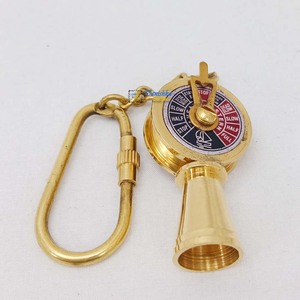 พวงกุญแจโทรเลขรหัสมอร์สขนาดเล็กพวงกุญแจทองเหลืองโบราณพวงกุญแจสะสมของขวัญสำหรับแฟนวิทยุและโทรเลข - Product Image 4