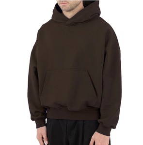 Sweat-shirt pour homme tendance, couleur unie, de haute qualité, respirant, avec de grandes poches - Product Image 3