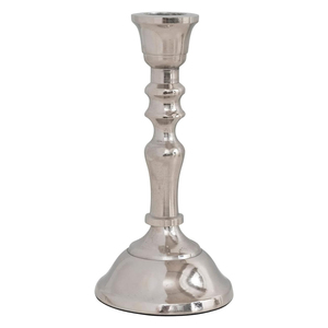 Juego de 2 Portavelas de Caballito de Mar de Aluminio Fundido, Acabado Plateado, Escultura, Estatua, Candelabro para Decoración del Hogar, Regalos - Product Image 3