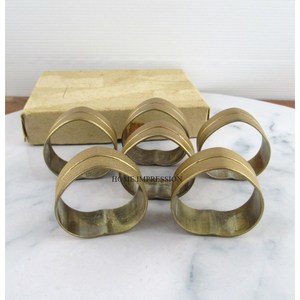 Luxurious Metal <b>Napkin</b> Ring Stocked Eco-Friendly Home Dining Table Wedding Table Decoration <b>Silver</b> Color Plated - Product Image 2
