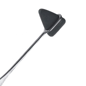 ADAN INSTRUMENTS Marteau de percussion de haute qualité, outil de diagnostic neurologique, manche en métal, embout en caoutchouc noir, certifié CE - Product Image 4