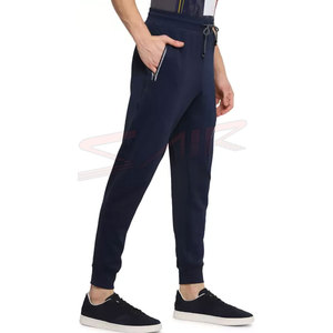 Pantalones Jogger de cintura alta para hombre más vendidos, ropa informal de lona para adultos con logotipo personalizable, patrón recto Popular - Product Image 3