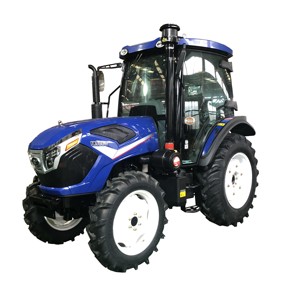รถแทรกเตอร์4WD 70HP พร้อมเครื่องยนต์เทอร์โบชาร์จเจอร์เกียร์ระบบเบรกอากาศเกียร์ & ปั๊มสำหรับงานฟาร์มประสิทธิภาพสูง - Product Image 5