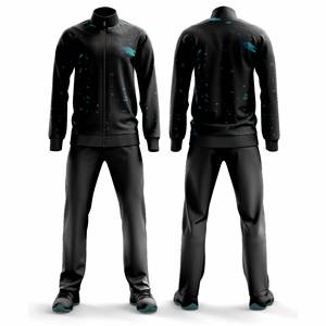 Custom <b>Slim</b> <b>Fit</b> Sports Tracksuit <b>Jacket</b> and Trouser <b>Men</b> Women Youth Teamwear Training Suit - Product Image 1