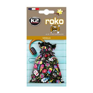 Ambientador para Auto K2 DEO ROKO FUN VANILLA 25G, Aromaterapia V827F - Product Image 1