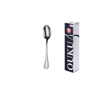 Cuchara de Café Clásica Serie Liso Mr.Spoon, 125 mm, Acero Inoxidable 18/0, Plateada, Apta para Lavavajillas, para Hostelería y Restaurantes, Mango - Product Image 1