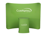 Comptoir d'exposition portable personnalisé avec logo, podium pop-up SEG fabriqué en Chine