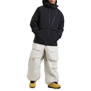 Vestes de ski à capuche pour hommes de qualité supérieure imperméable snowboard utilisé chaud vestes de ski d'hiver pour adultes hommes - Product Image 1