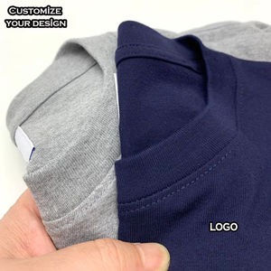 T-shirt en jersey surdimensionné pour homme personnalisé, 100% coton biologique, respirant, grande taille, logo brodé en chenille, blanc, écologique, rapide - Product Image 6