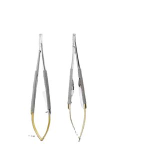 ชุดเครื่องมือผ่าตัด Castroviejo แบบแมนนวล ทำจากสแตนเลส ประกอบด้วยกรรไกรขนาดเล็ก ที่จับเข็มแบบตรง คีม TC Adson ได้รับมาตรฐาน CE - Product Image 3