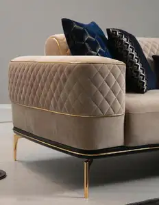 Divano divano divano poltrona di lusso divani 3 + 3 + 1 posti set moderno
