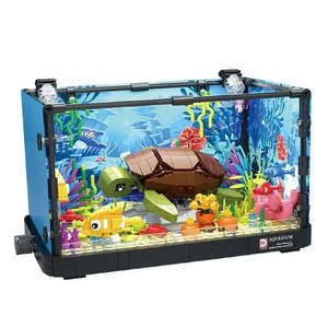 Pour les modèles Lego Moc d'aquariums de poissons, parfaits pour l'affichage dans le salon, cadeau d'anniversaire idéal - Product Image 5