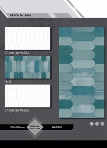 Par le fournisseur indien Carreaux de métro 300x600mm en finition brillante 9 mm d'épaisseur pour mur et sol de cuisine Fabriqué en Inde Design de maison - Product Image 2