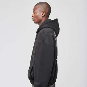 2023 Custom <b>Men's</b> Polar <b>Fleece</b> Hoodie <b>Quarter</b> <b>Zip</b> Stand Collar 100% Cotton Sweatshirt Pullover Embroidered Plain Hoodie 6XL" - Product Image 3