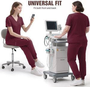 Léger médical gommages uniformes ensembles en gros coton Polyester survêtement pantalon médecins infirmières hôpital gommage costumes 2025 - Product Image 4