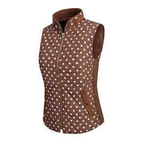 Meilleures ventes de veste sans manches rembourrée pour femmes au Bangladesh Conception personnalisée Service OEM tissé pour l'automne en hiver - Product Image 3