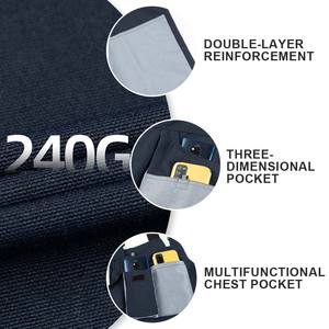 Ropa de Trabajo Personalizada Antiestática, Impermeable y Transpirable para Hombre, Pantalones de Trabajo con Peto, Overol con Múltiples Bolsillos y Estampado en Relieve - Product Image 5