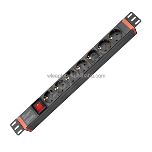 PDU de Montaje en Rack de 19 Pulgadas Altamente Flexible con Interruptor de Doble Ruptura (Dbs) Estándar Alemán, Unidad de Distribución de Energía para Montaje en Rack - Product Image 1