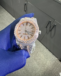 Montre élégante pour homme en acier inoxydable avec diamants glacés, luxe, affaires, compétitive, exportée par Supply - Product Image 4