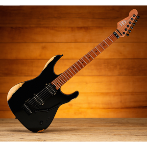 Guitare électrique SBS VS260 Coil Tap Treble Bleed, corps en aulne massif, manche en érable torréfié, tremolo Floyd Rose, cordes en acier nickelé Jumbo - Product Image 3