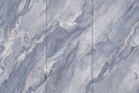 Dalles de comptoir en pierre frittée Wharton, couleur Bleu Belgari, 1600x3200x6, pour salle à manger extérieure, chambre et salon