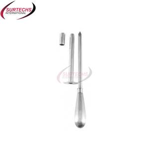 Top Selling CE Certified Veterinary <b>Instruments</b> High Quality Stainless Steel Cattle Trocar Manual <b>Basis</b> <b>Surgical</b> <b>Instruments</b> - Product Image 1